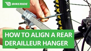 How to Align a Rear Derailleur Hanger [upl. by Labaw]