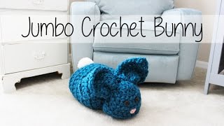 Easy Jumbo Crochet Easter Bunny Amigurumi  Sewrella [upl. by Darach168]