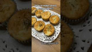 How to Make Savory amp Easy Muffins 🧁🧀 Perfect Snack or Side Dish [upl. by Pricilla73]