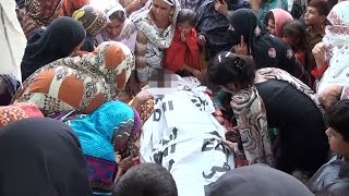 Funeral for murdered Pakistani internet star as brother admits murdering her for family honour [upl. by Amias877]