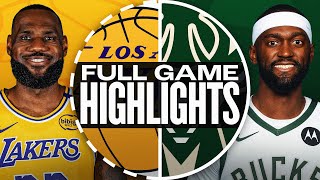 LAKERS at BUCKS  NBA PRESEASON FULL GAME HIGHLIGHTS  October 10 2024 [upl. by Amjan878]