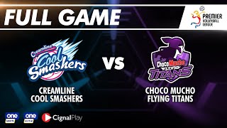 2021 PVL OPEN CONFERENCE  CREAMLINE COOL SMASHERS vs CHOCOMUCHO FLYING TITANS  AUGUST 04 2021 [upl. by Htrahddis]