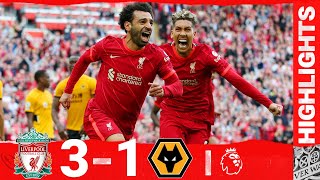 HIGHLIGHTS Liverpool 31 Wolves  SEASON ENDS WITH COMEBACK AT ANFIELD [upl. by Eimmaj]