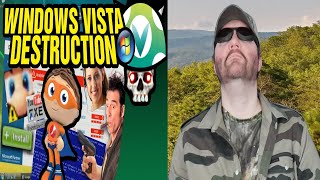 Vinesauce Joel  Windows Vista Destruction  Reaction BBT [upl. by Archie925]