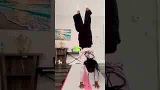 Practice front walkover at home with me [upl. by Rosanna]