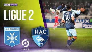 AJ Auxerre vs Le Havre AC  LIGUE 2 HIGHLIGHTS  12212021  beIN SPORTS USA [upl. by Nibor]