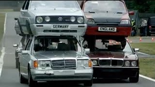 Double Decker Racing vs The Germans Part 1  Top Gear Series 11 [upl. by Faxon243]