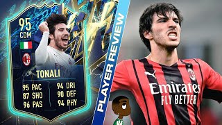 🤔 MEJOR QUE KESSIE  TONALI TOTS PLAYER REVIEW FIFA 22 [upl. by Ailahtan171]