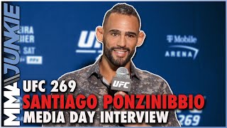 Santiago Ponzinibbio indifferent about Geoff Neals recent DWI arrest  UFC269 media day [upl. by Thalia663]