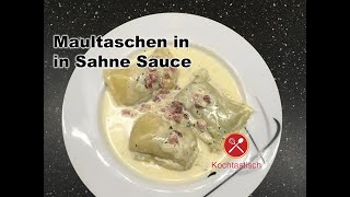 Maultaschen in SahneSauce [upl. by Helga]