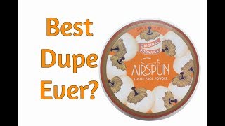 Coty AirSpun Loose Translucent Powder  A Drugstore Classic [upl. by Zeta]