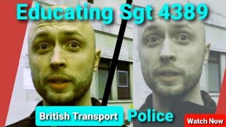 Educating Sgt 4389 British Transport Police [upl. by Cressy]