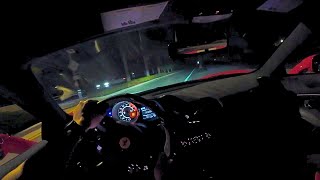 2020 Ferrari 488 Pista Night POV Drive  4K [upl. by Aurilia]