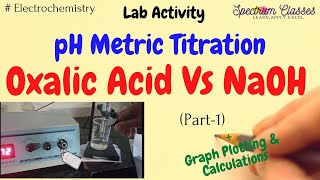 Determination of Oxalic acid strength by pH metric titration oxalic acid diprotic acid pH meter [upl. by Jat]