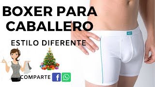 BOXER PARA CABALLERO ESTILO DIFERENTE COMO HACERLOS [upl. by Plantagenet]