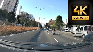 DRIVING IN SAO PAULO BRAZIL 4K 2023  FROM HOTEL TO AIRPORT [upl. by Adile]