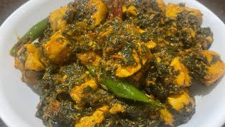 Spinach Chicken Recipe Boneless Chicken with spinach recipe palak Chicken recipe with less oil [upl. by Ameyn]