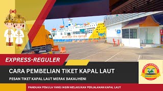 Cara Beli Tiket Naik Kapal Laut Merak ke Bakauheni [upl. by Sindee]