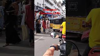 Hyderabad traffic raviraj26427 youtubeshorts video viral trending hyderabad charminar [upl. by Aliuqat229]