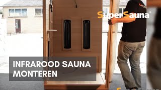 Infrarood Sauna montage  SuperSauna® [upl. by Akinnor]