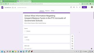 School Wise Information Regarding UnspentBalance Funds in the PTC Accounts of Government Schools [upl. by Tabbie]