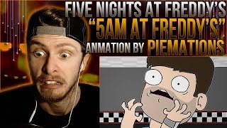 Vapor Reacts 163  FNAF ANIMATION quot5 AM at Freddysquot by PieMations REACTION SO FUNNY [upl. by Mathews]