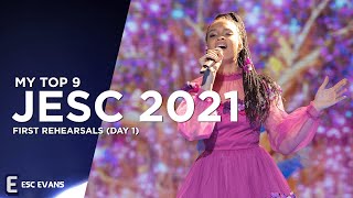 Junior Eurovision 2021 First Rehearsals  Day 1  My Top 9 [upl. by Valerio433]