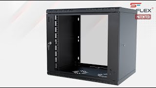 SE Szafa RACK Standard 19 9U 400 svart glas [upl. by Briano]