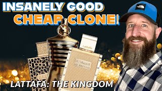 AWESOME NEW LATTAFA THE KINGDOM  Best JPG Le Male Elixir Middle Eastern Clone [upl. by Nassi]