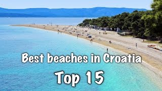 Top 15 Best Beaches In Croatia [upl. by Lira]