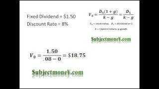 Dividend Discount Model DDM  Constant Growth Dividend Discount Model  How to Value Stocks [upl. by Nylatsirhc522]