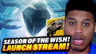 Destiny 2  SEASON OF THE WISH LAUNCH STREAM NEW EXOTICS NEW STORY DRAGONS BREATH Giveaway ad [upl. by Burnaby]