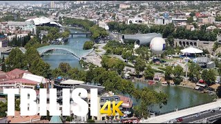 Tbilisi Georgia walking tour 4k 60fps [upl. by Giffer545]