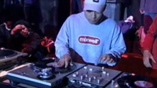 DJ Qbert  Prizms Single Ttable Scratch No Mixer amp More [upl. by Zrike]