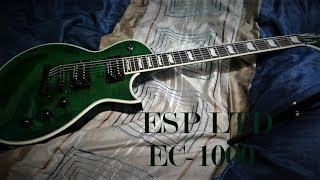 ESP LTD Deluxe EC1000 Review [upl. by Barrada]