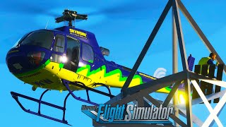 Powerline Maintenance  AIRBUS H125  Microsoft Flight Simulator  Free Livery Download [upl. by Mohorva]