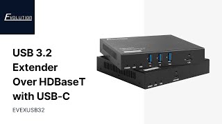 EVEXUSB32 USB 32 Extender Over HDBaseT with USBC [upl. by Asyral]