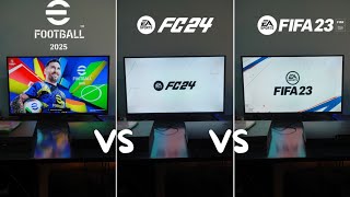 eFootball 2025 Vs FC 24 Vs FIFA 23  Detail Comparison [upl. by Fairley181]