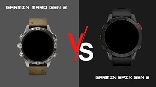 Garmin Marq Gen 2 vs Garmin Epix Gen 2 Its a tough call between them [upl. by Abell]