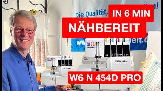 WERTARBEIT Overlock W6 N 454D Pro – Die AllinOne Overlock für Perfekte Nähprojekte [upl. by Tehr187]