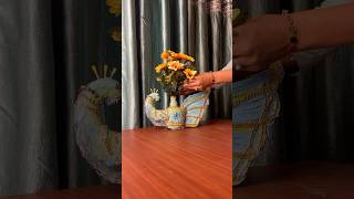 Beautiful Peacock Flower Vase Recycled Craft short youtubeshort reel viral trending diycrafts [upl. by Adnilym189]