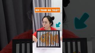 BỨC TRANH MA THUẬT BIẾN HÌNH 😮 Vẽ tranh siêu ảo biến 1 con cá thành 2 con leeciehayhoi shorts [upl. by Norek]