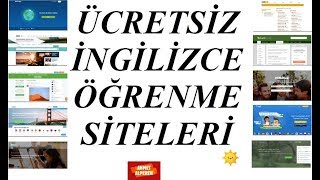 ÜCRETSİZ İNGİLİZCE ÖĞRENME SİTELERİ [upl. by Falda396]