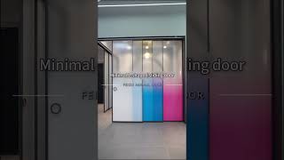 Smooth Transition Aluminum Slide Doors home doors homedecor windows aluminiumprivacyspace [upl. by Ahkihs969]