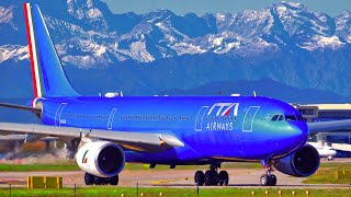 3 HOURS of Plane Spotting at Milan Malpensa Airport MXP  4K Aircraft Landings amp Takeoffs Airside [upl. by Pasho76]