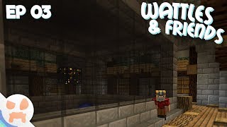 DESIGNER Skeleton Farming  Wattles and Friends SMP Episode 3 [upl. by Garrison]