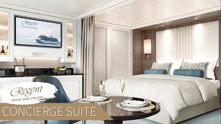 Regent Seven Seas Grandeur  Concierge Suite Full Walkthrough Tour amp Review  4K [upl. by Rebmyt]