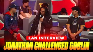 Rooter Exclusive  Jonathan Challenges Goblin live at Red Bull MEO Lan Tournament [upl. by Onateag]