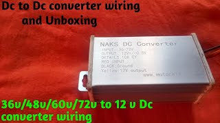 Dc to Dc Converter  Convert 36v  48v  72  to 12 v  Dc converter [upl. by Lederer]