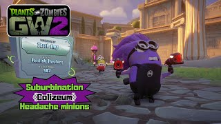 PvZ Garden Warfare 2  Suburbination  Colizeum  Headache minions  PVZ GW2 MOD [upl. by Keynes]